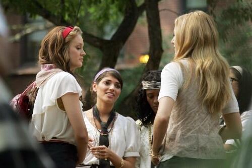 Blake Lively Drehing Gossip Girl, Juli,