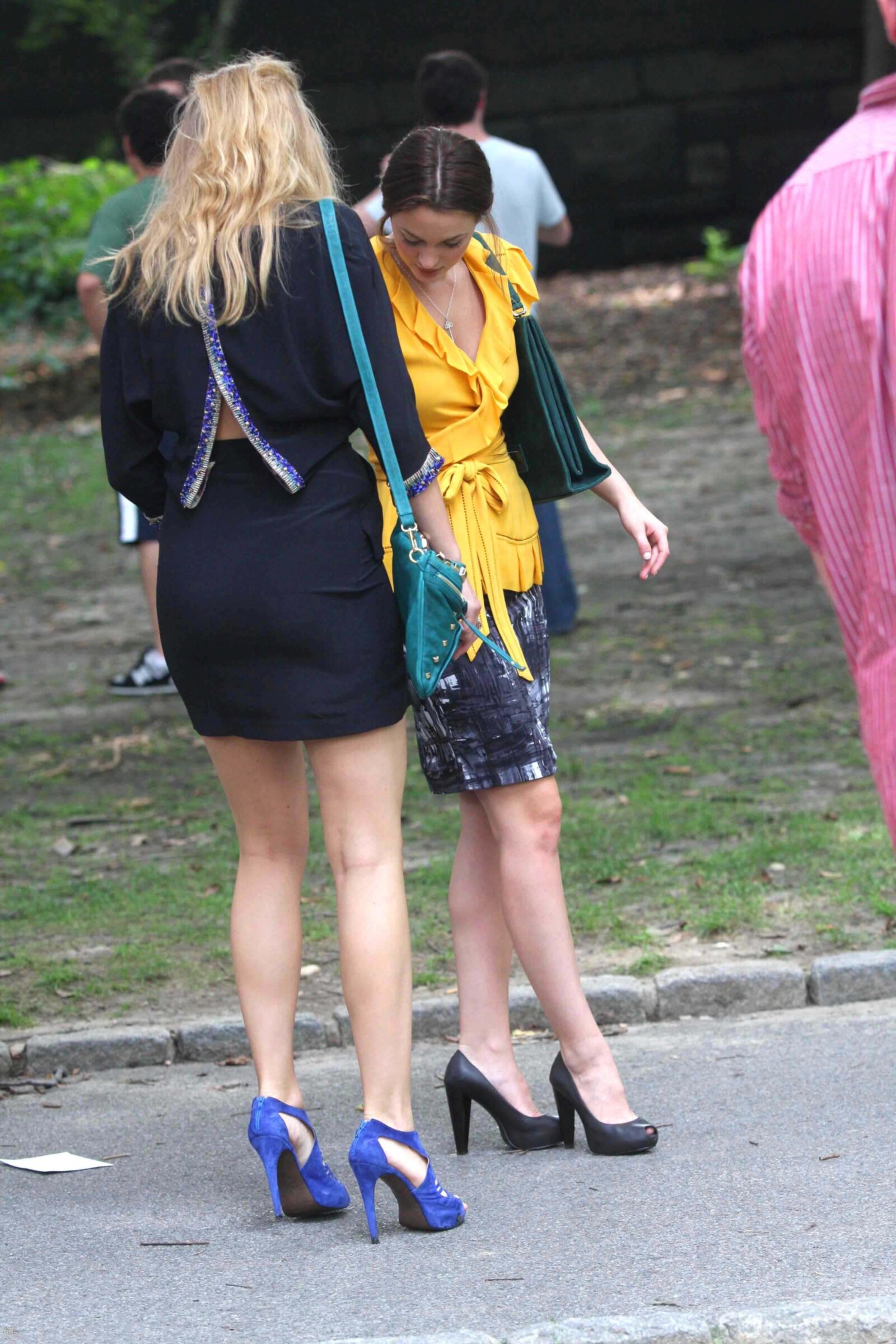 Blake Lively Drehing Gossip Girl, Juli,