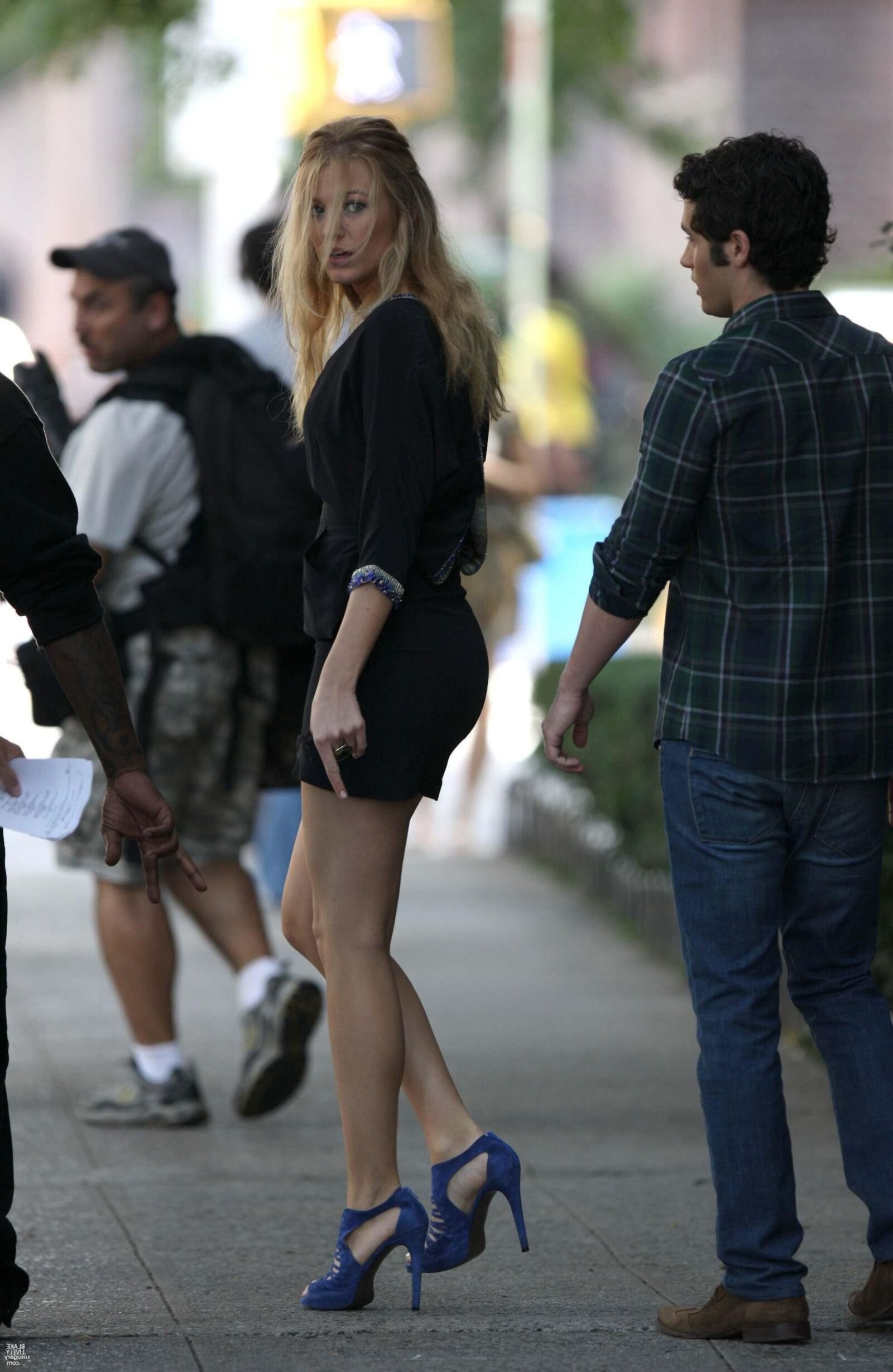 Blake Lively Drehing Gossip Girl, Juli,