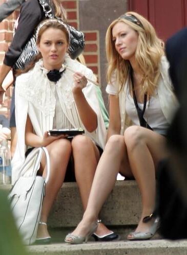 Blake Lively Drehing Gossip Girl, Juli,