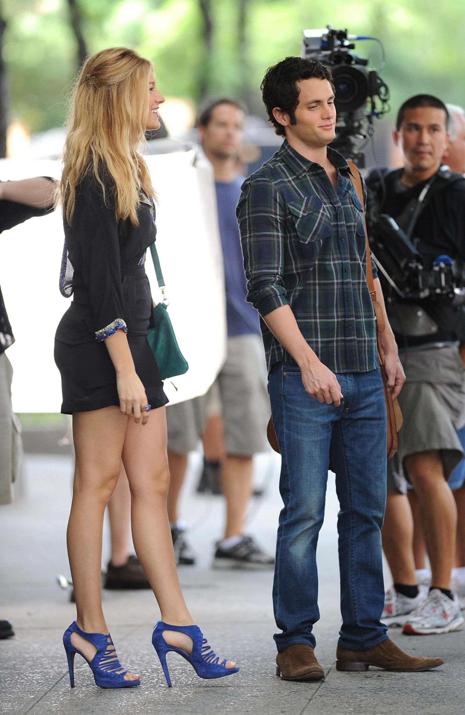 Blake Lively Drehing Gossip Girl, Juli,