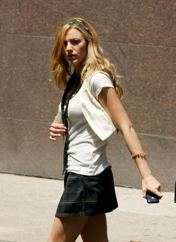 Blake Lively Drehing Gossip Girl, Juli,