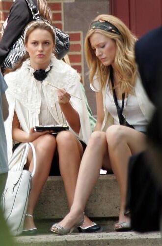 Blake Lively Drehing Gossip Girl, Juli,