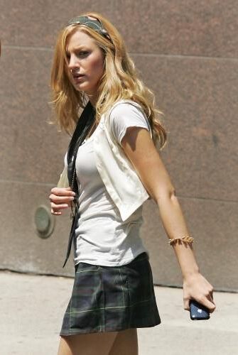 Blake Lively Drehing Gossip Girl, Juli,