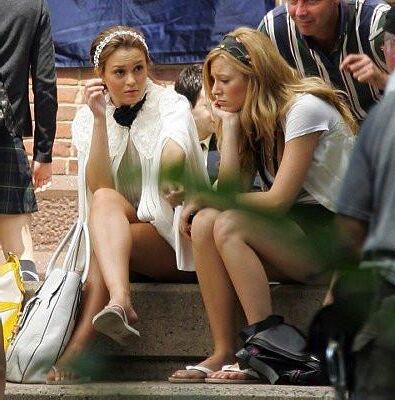 Blake Lively Drehing Gossip Girl, Juli,