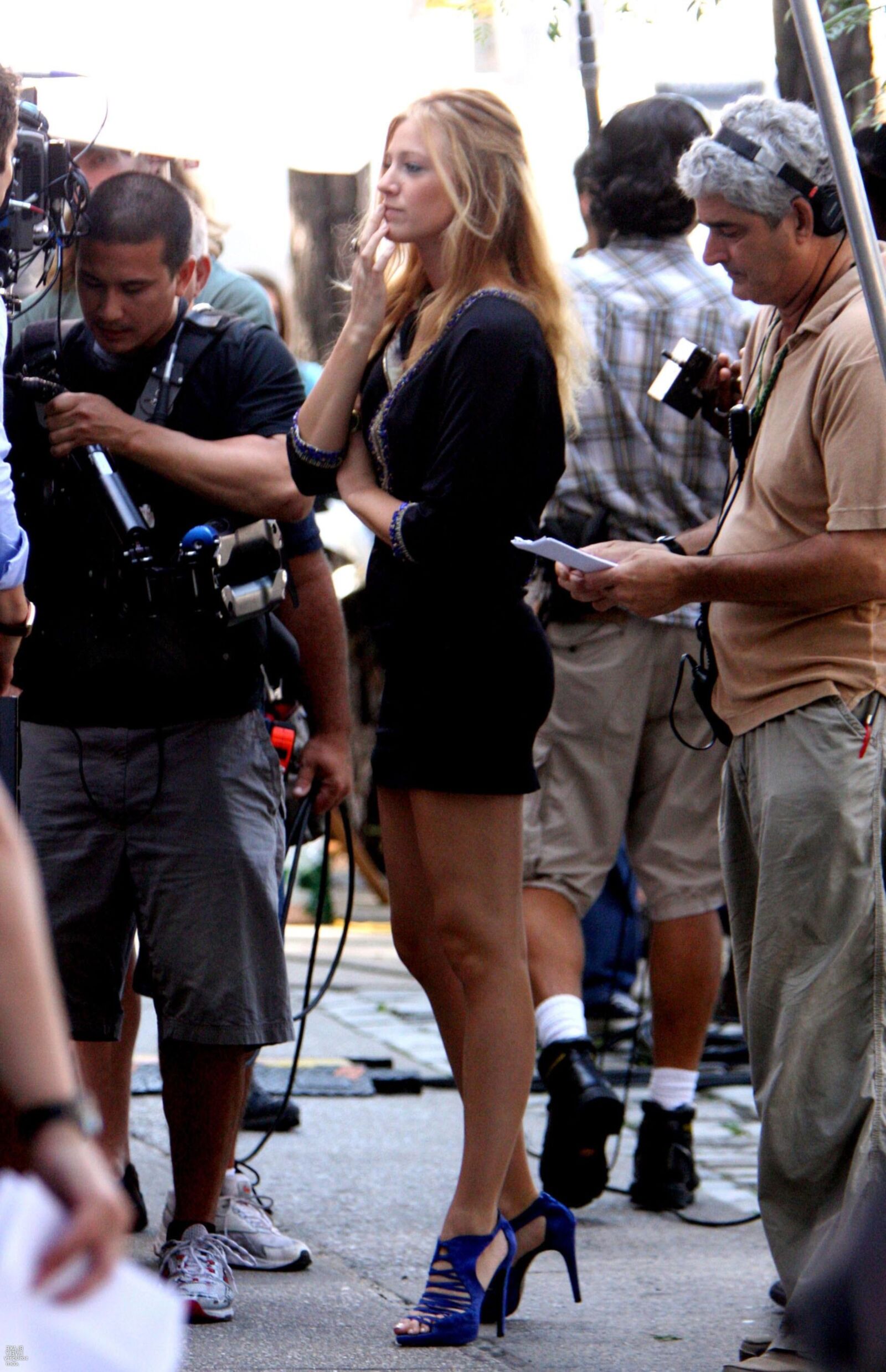 Blake Lively Drehing Gossip Girl, Juli,