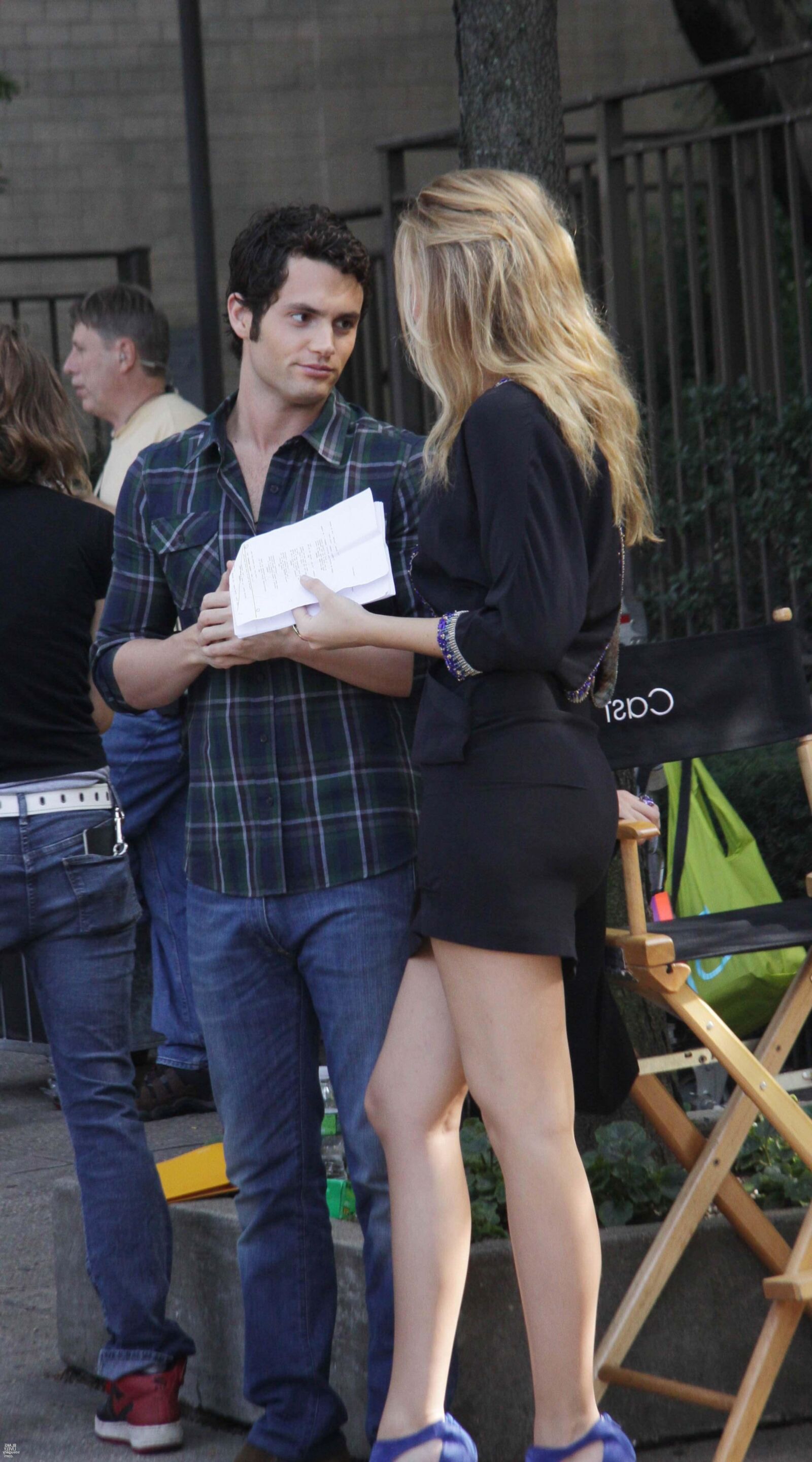 Blake Lively Drehing Gossip Girl, Juli,