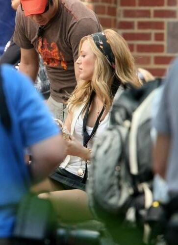 Blake Lively Drehing Gossip Girl, Juli,