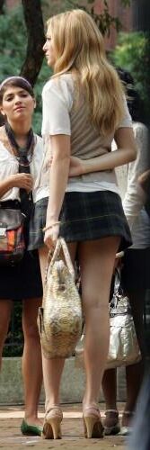 Blake Lively Drehing Gossip Girl, Juli,