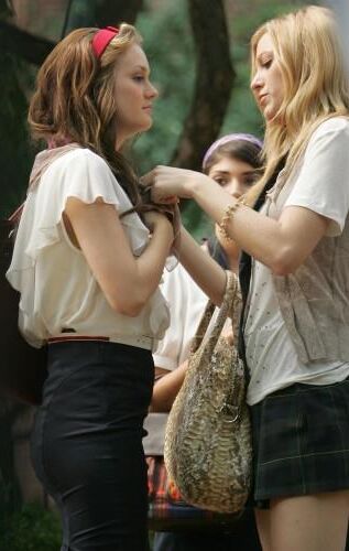 Blake Lively Drehing Gossip Girl, Juli,