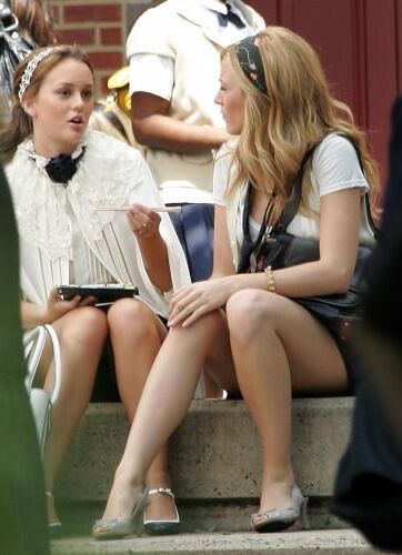 Blake Lively Drehing Gossip Girl, Juli,