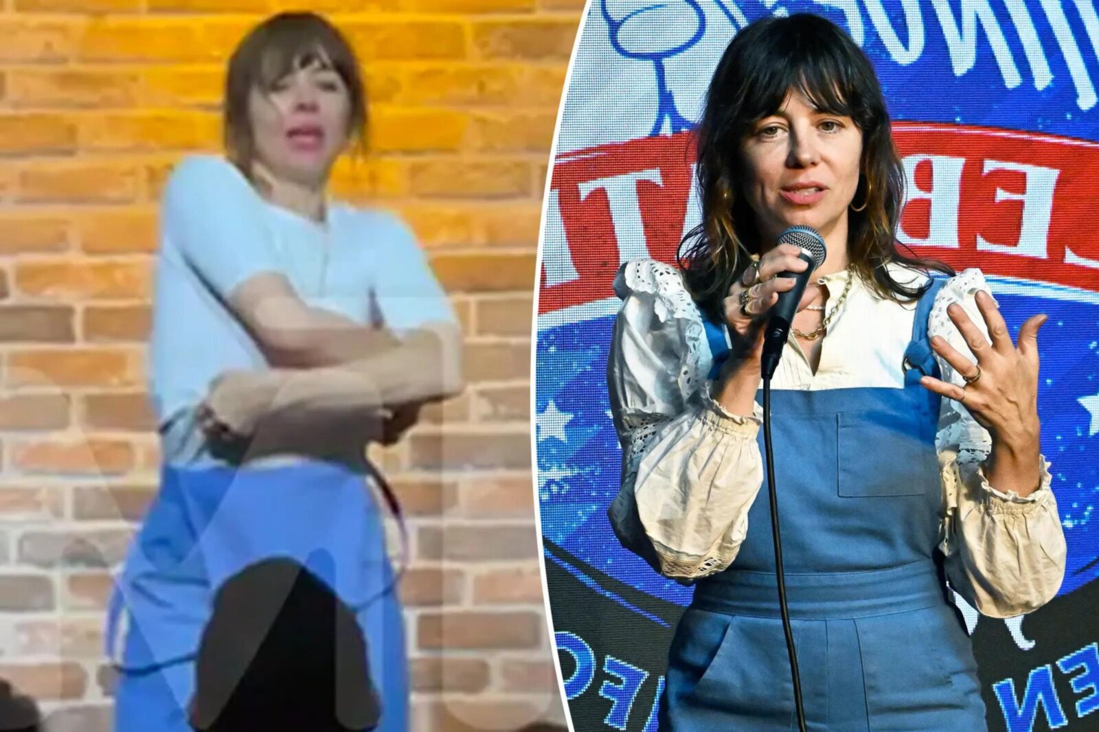 Nude US -Komiker und Schauspielerin Natasha Leggero
