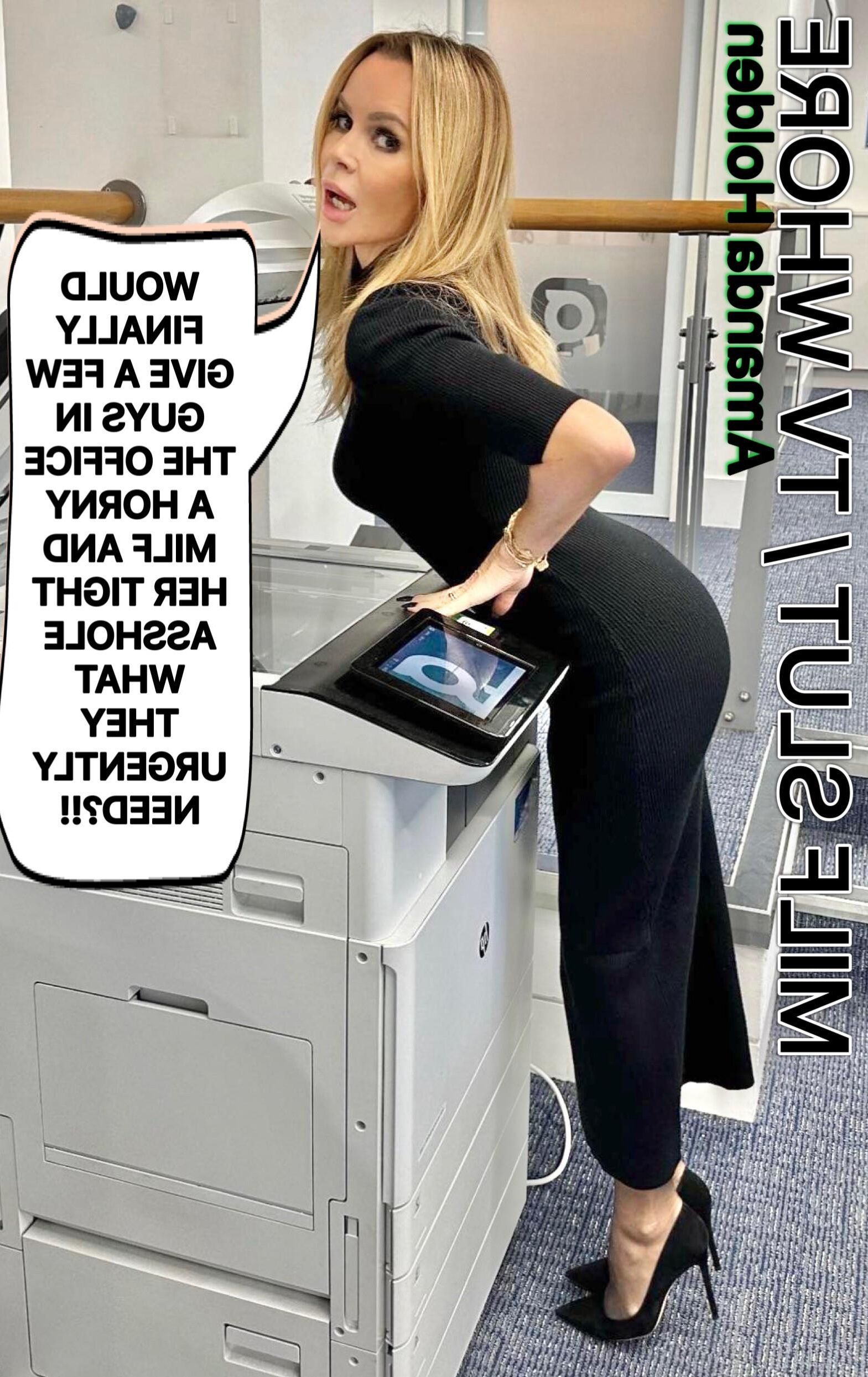 MILF Slut Tv Whore Amanda Holden, Cheap Fuckmeat