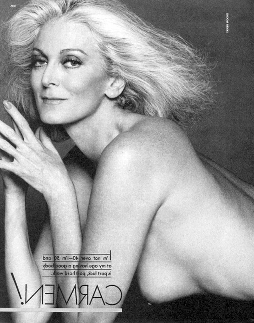 Nude US -Model und Schauspielerin Carmen Dell'orefice