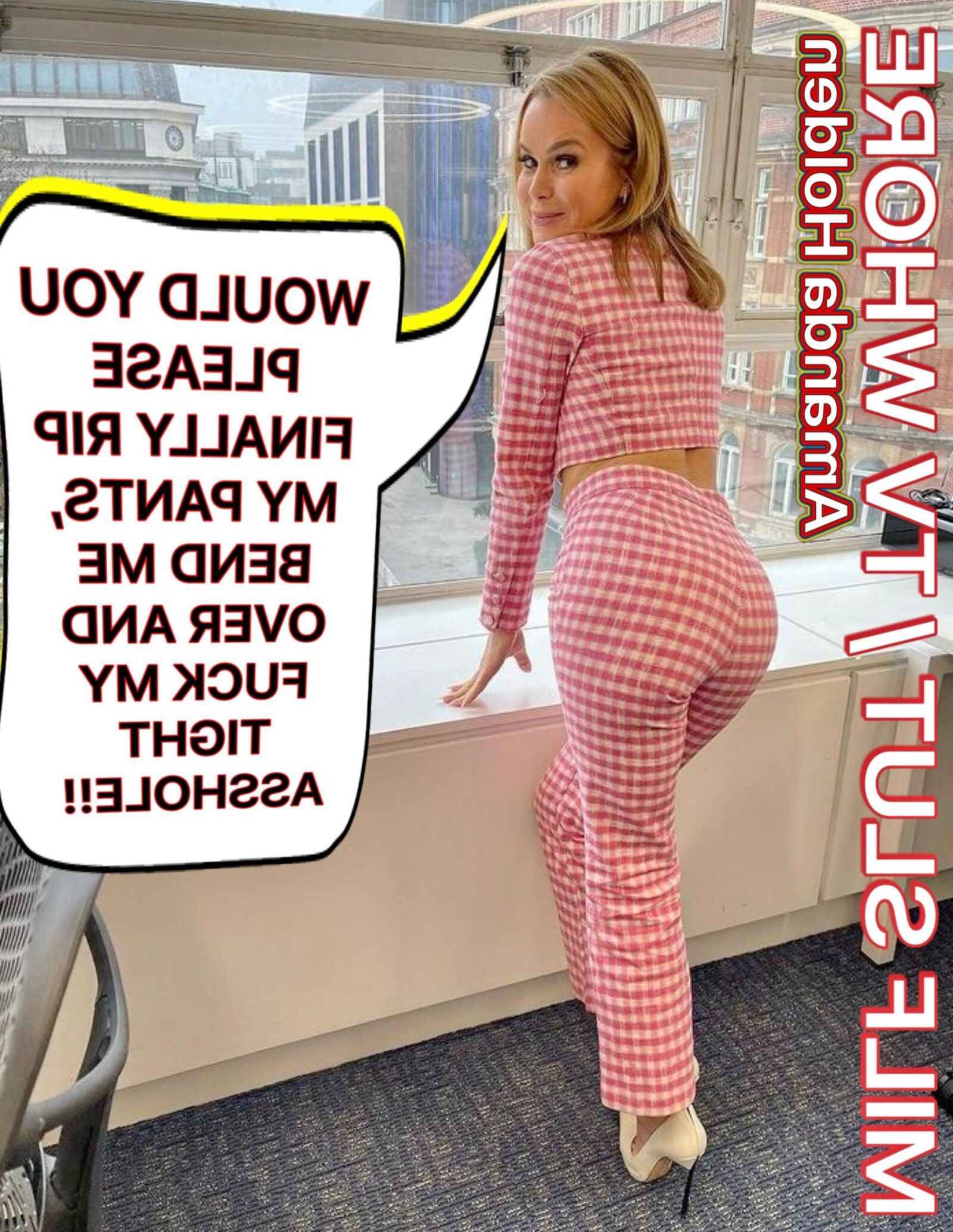 MILF Slut Tv Whore Amanda Holden, Cheap Fuckmeat
