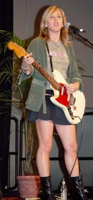 Nude US rock singer songwriter and musician Liz Phair