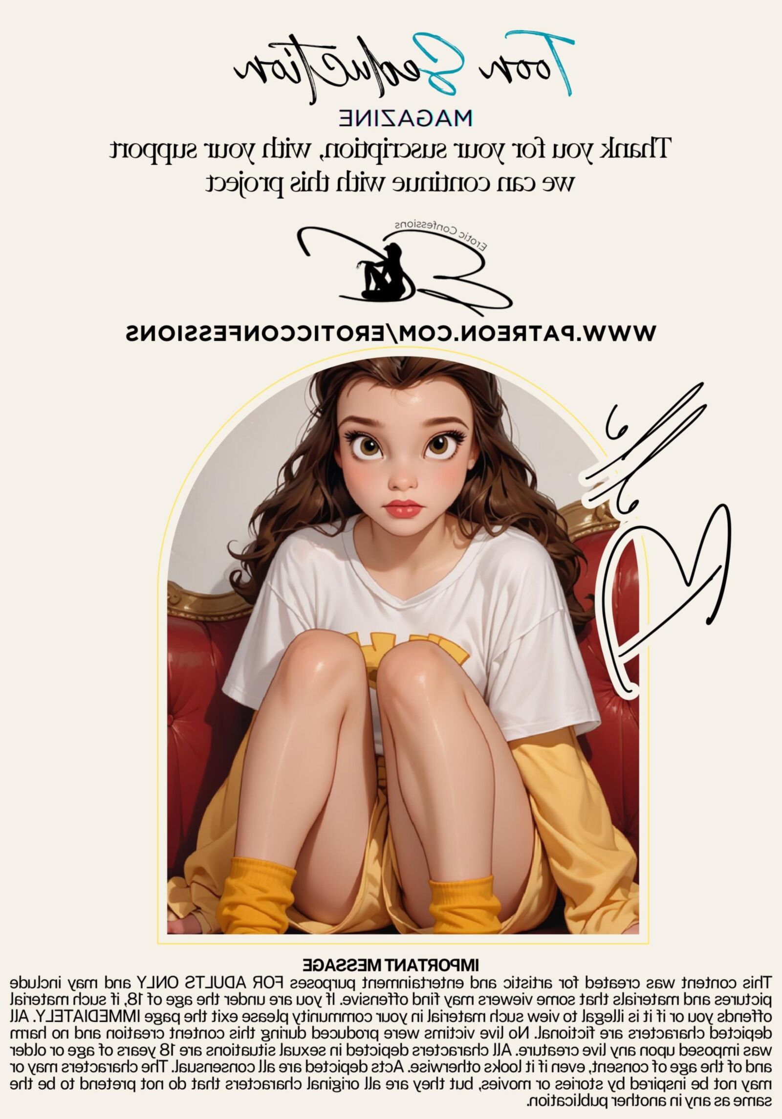 Belle Disney por confesiones eróticas