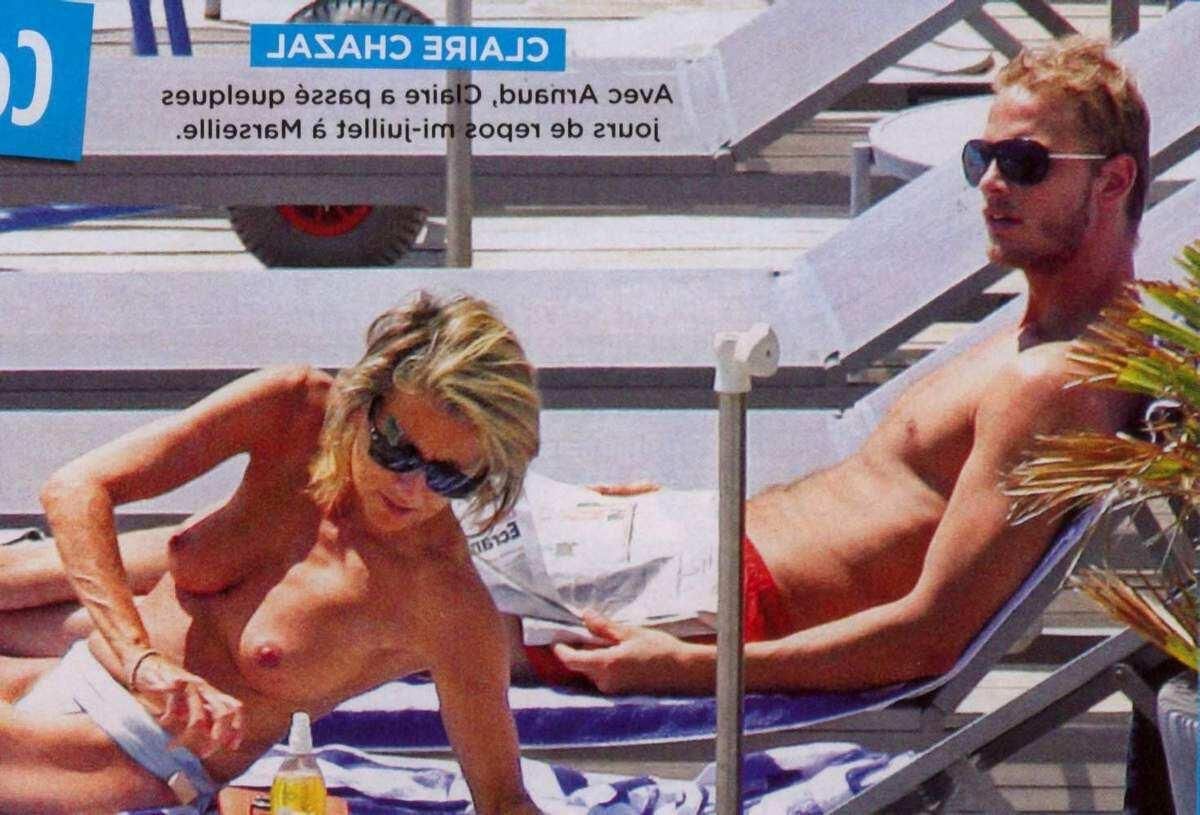 Claire Chazal, apresentadora e jornalista de notícias da televisão francesa
