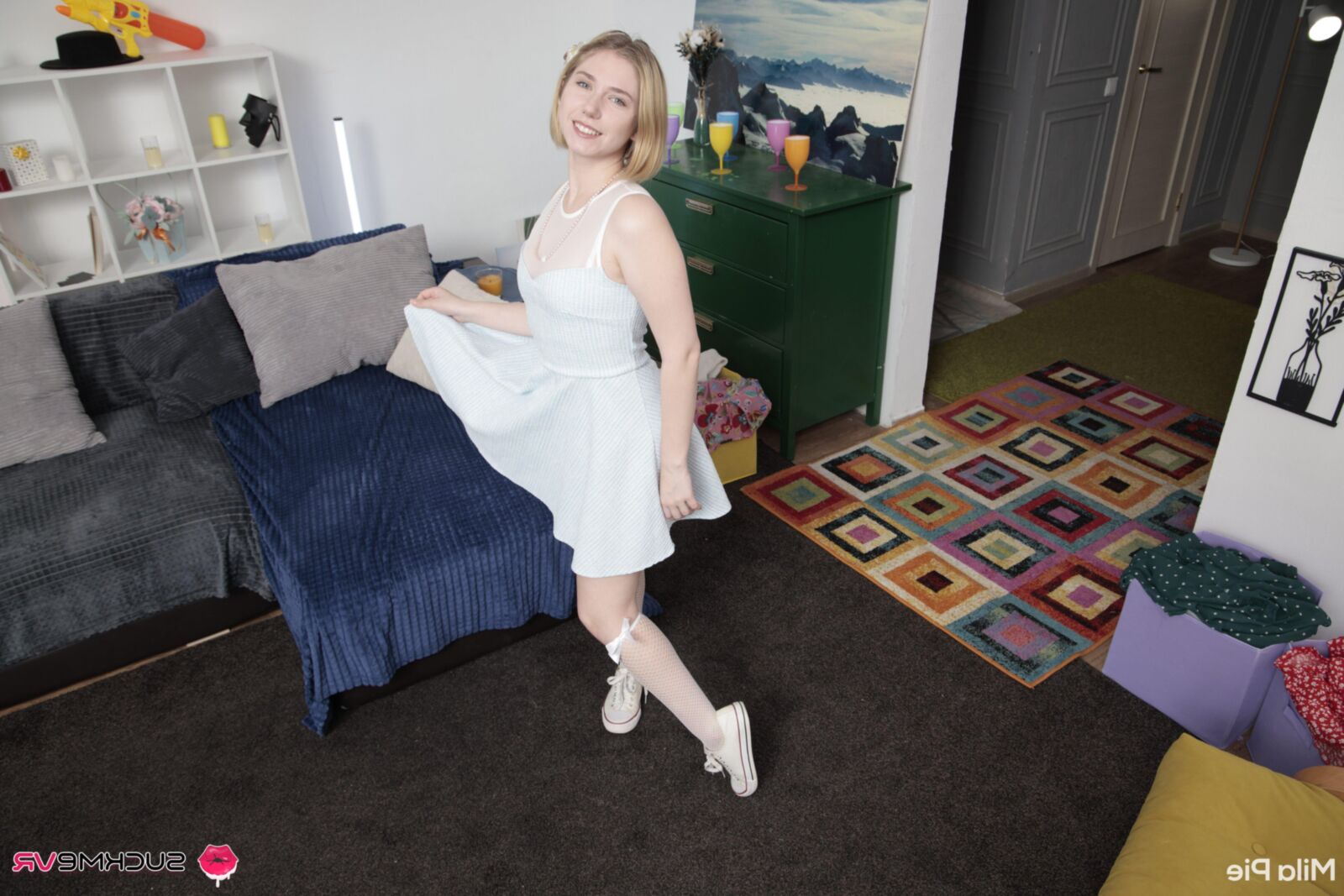 Mila Pie yo Enjoys A Long And Thick Dick In Her First Scene
