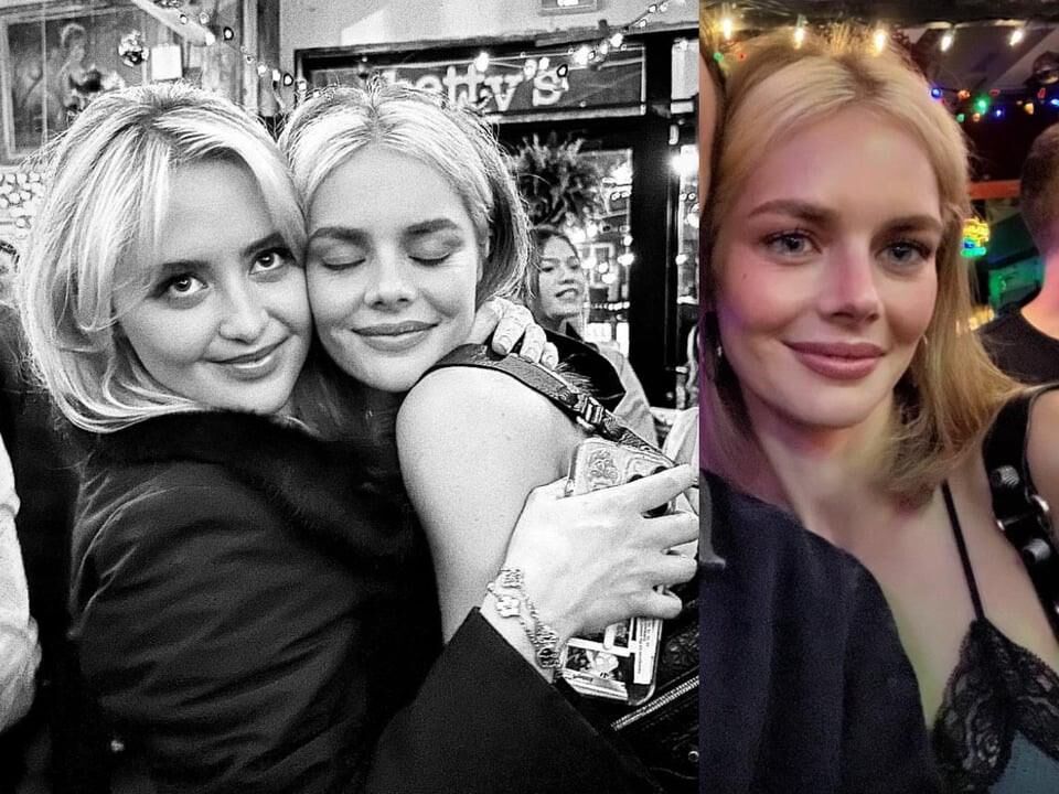 Samara Weaving and Kathryn Newton 