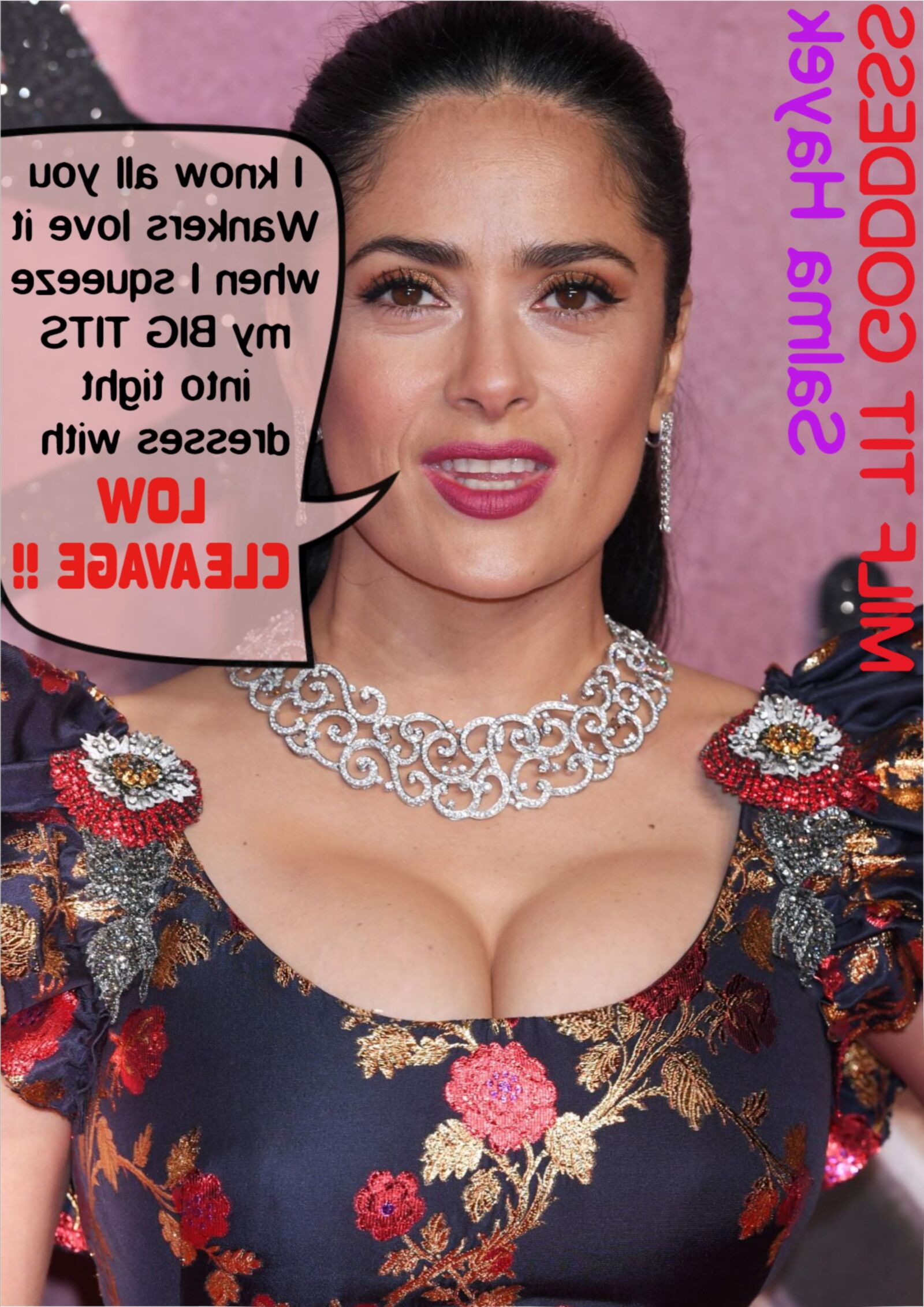 Milf Tit Goddess Salma Hayek, a rainha dos peitos grandes