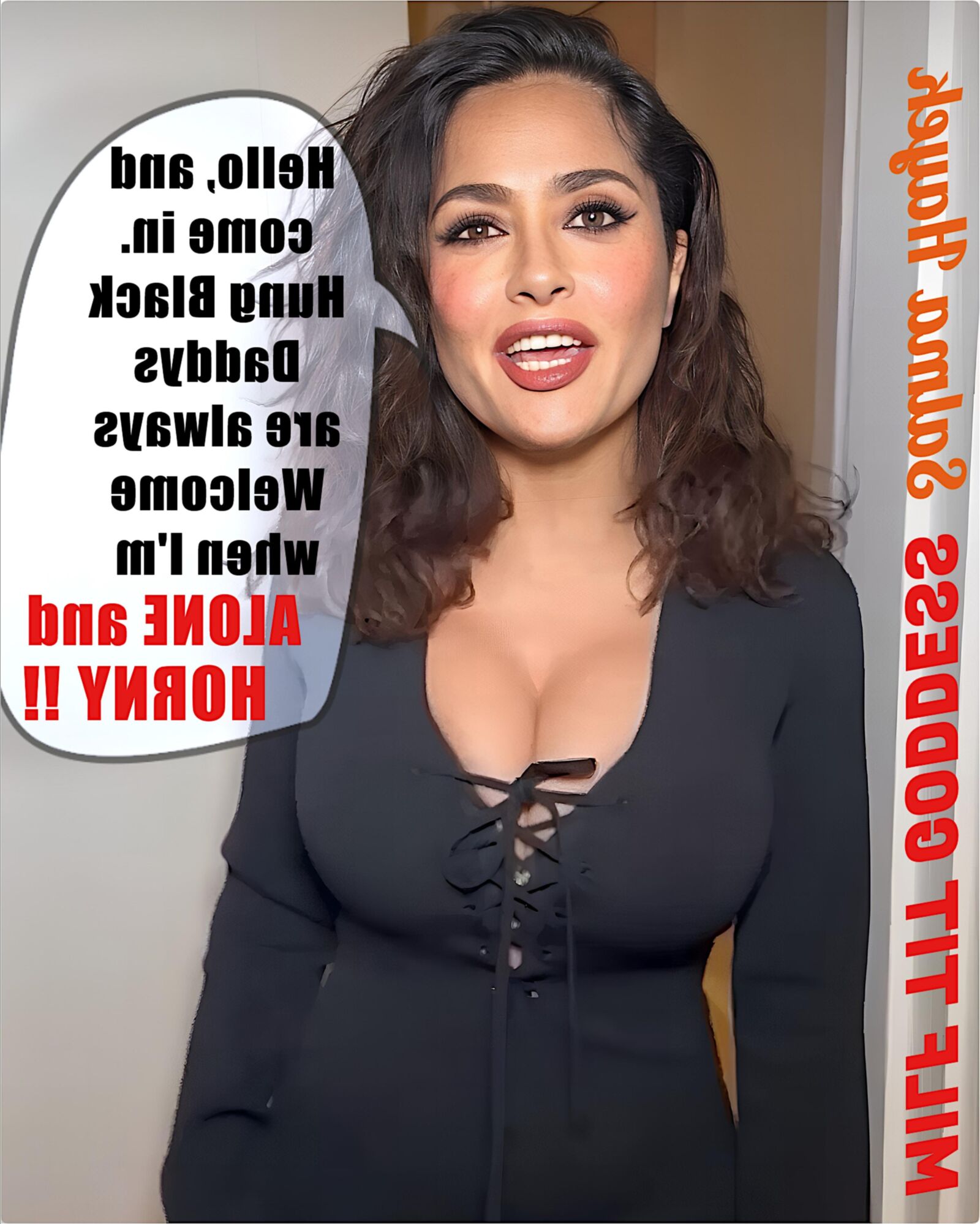 Milf Tit Goddess Salma Hayek, a rainha dos peitos grandes