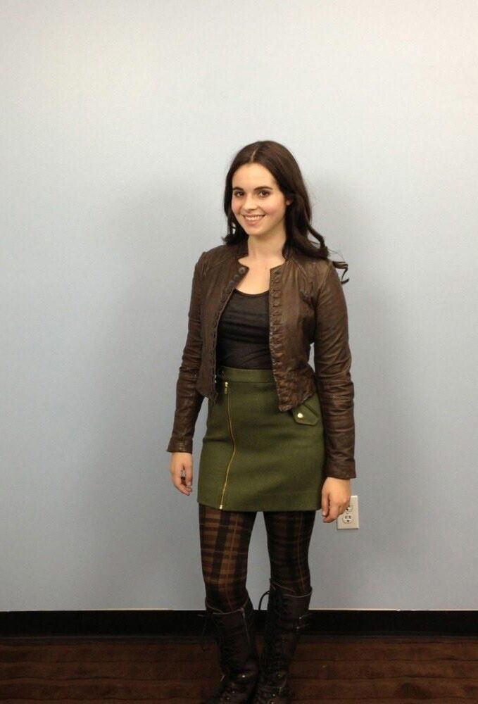 Vanessa Marano costume fitting 