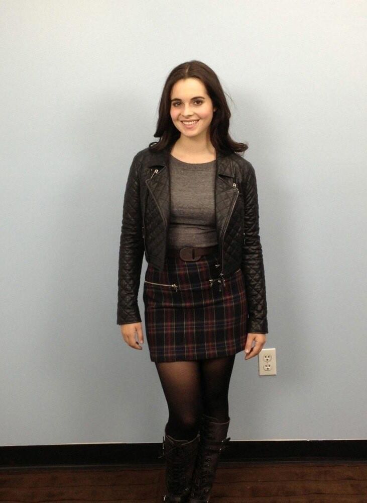 Vanessa Marano costume fitting 