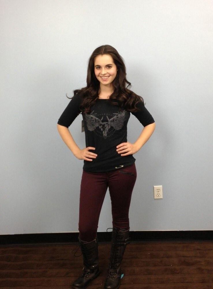 Vanessa Marano costume fitting 