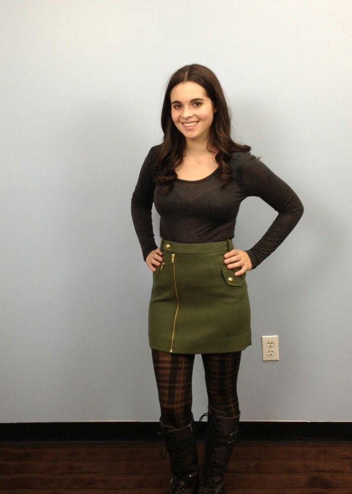 Vanessa Marano costume fitting 