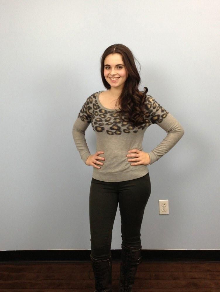 Vanessa Marano costume fitting 