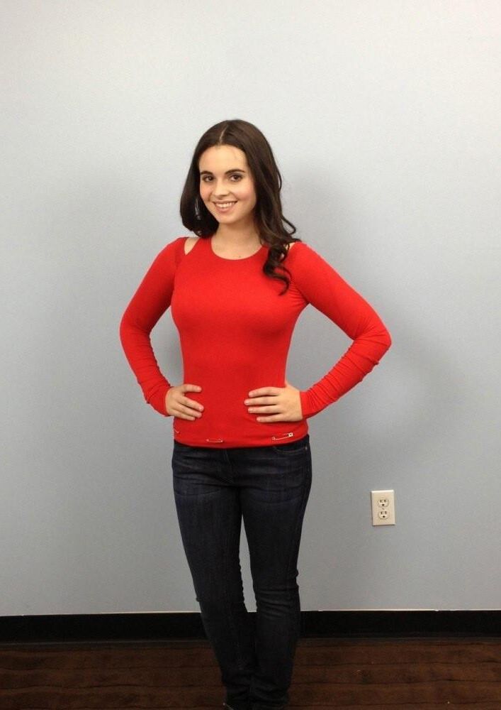 Vanessa Marano costume fitting 