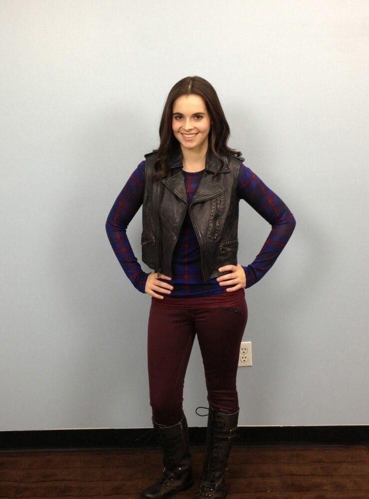 Vanessa Marano costume fitting 