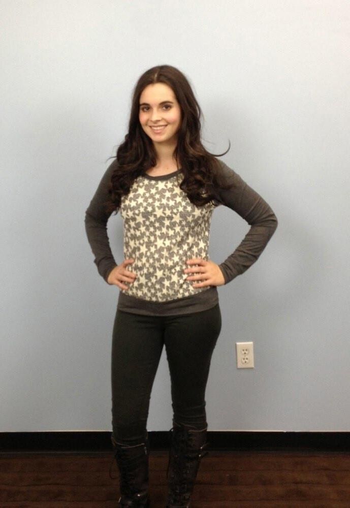 Vanessa Marano costume fitting 