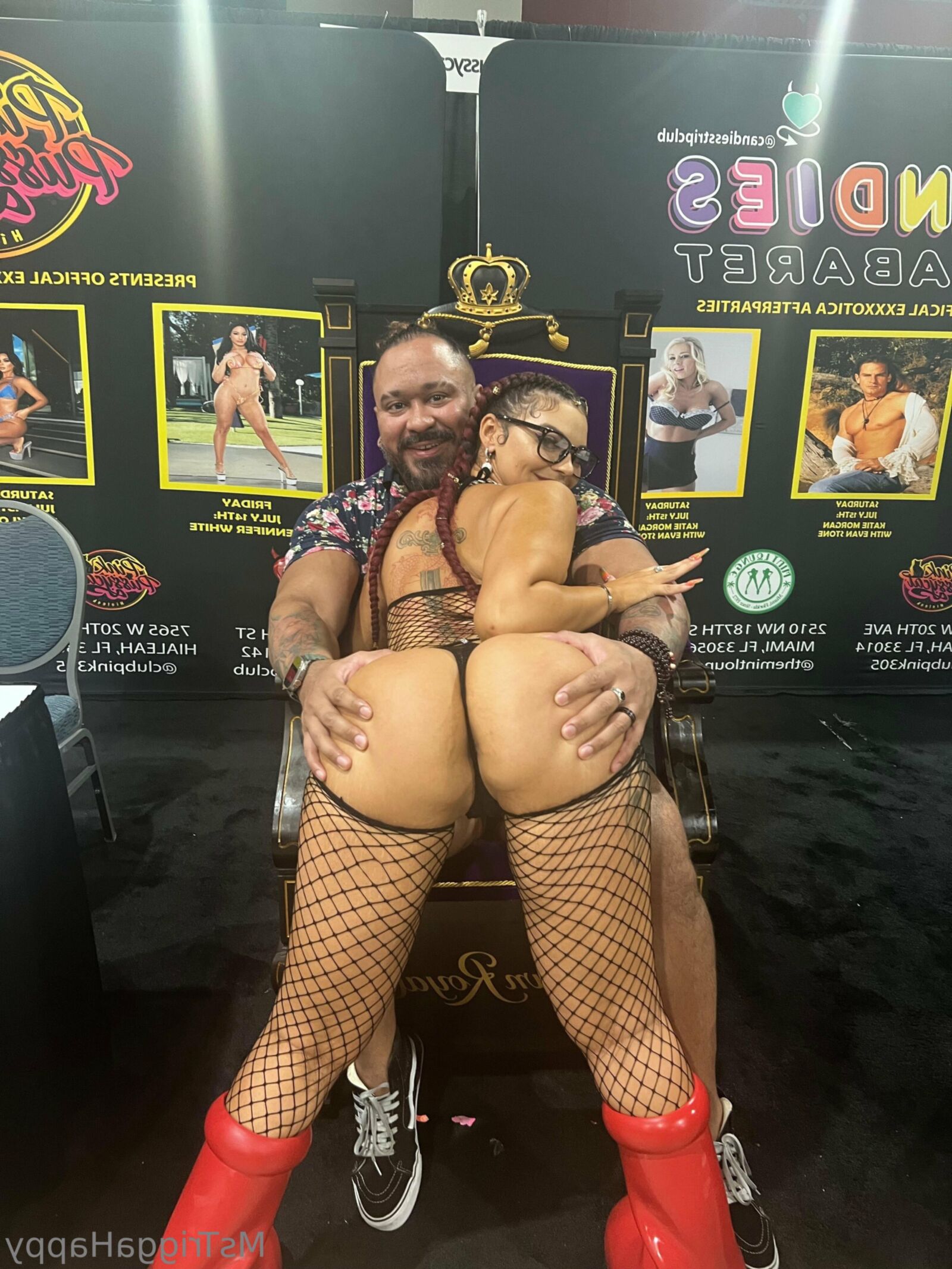 Ms T Big Butt Big Tits Tattooed Anal Sexy Girl with Glasses Mixe