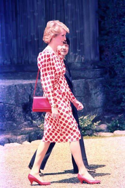 Princesse royale Diana et Naruito du Japon