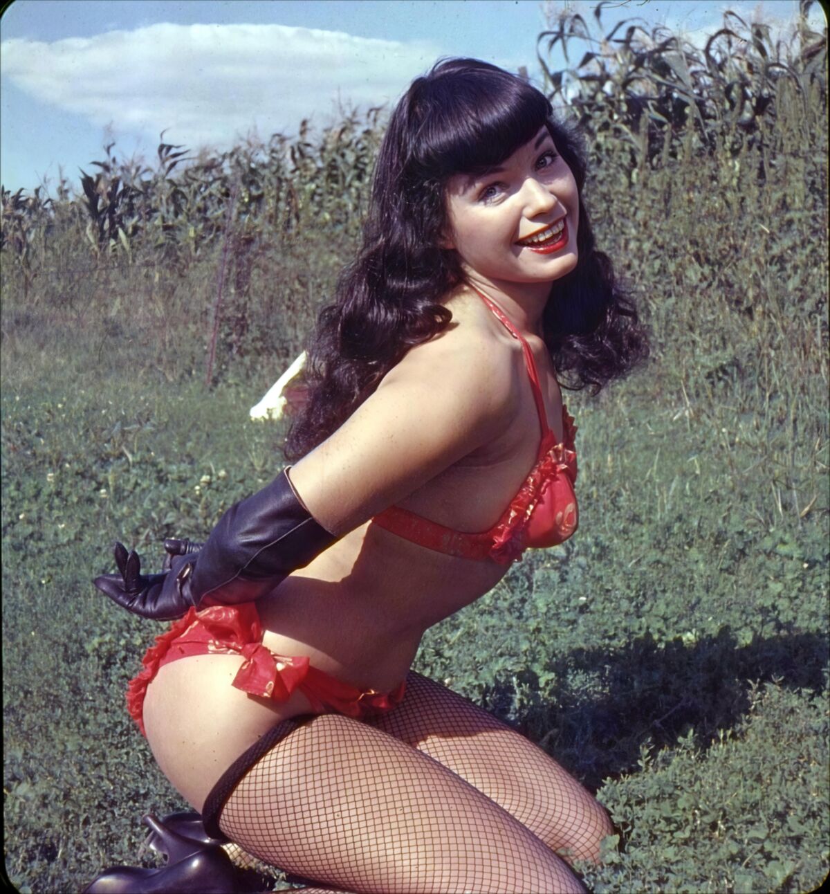 Bettie Page fetish model in high resolution I