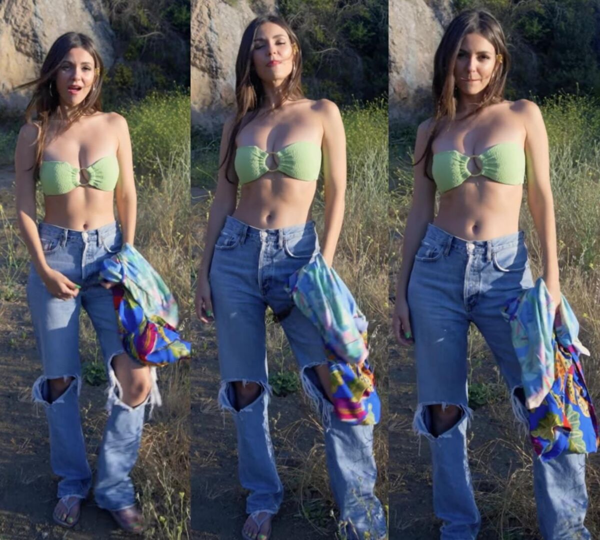 Victoria Justice Hot Teasing Outfit 