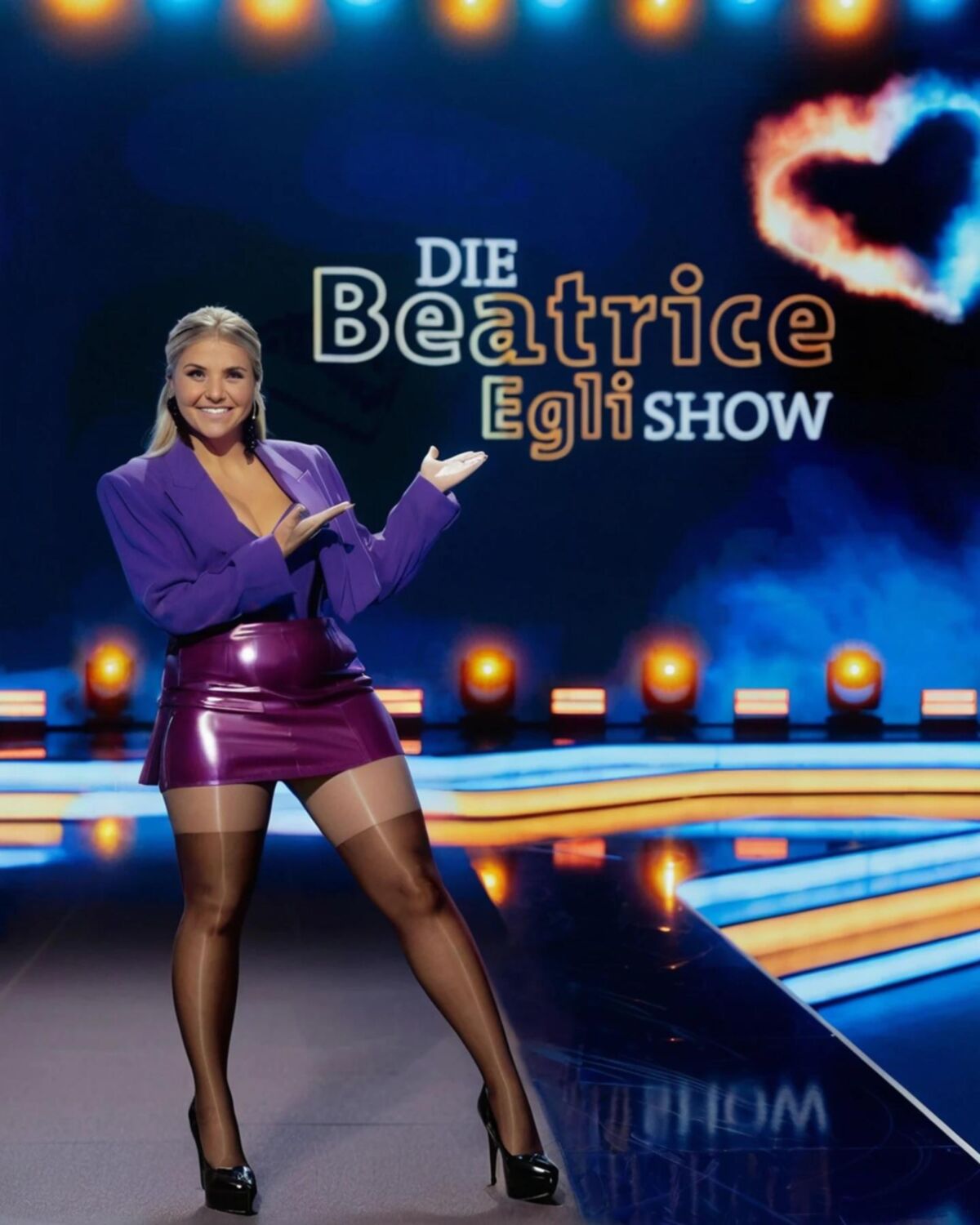 	 AI Beatrice Egli in Nylons 
