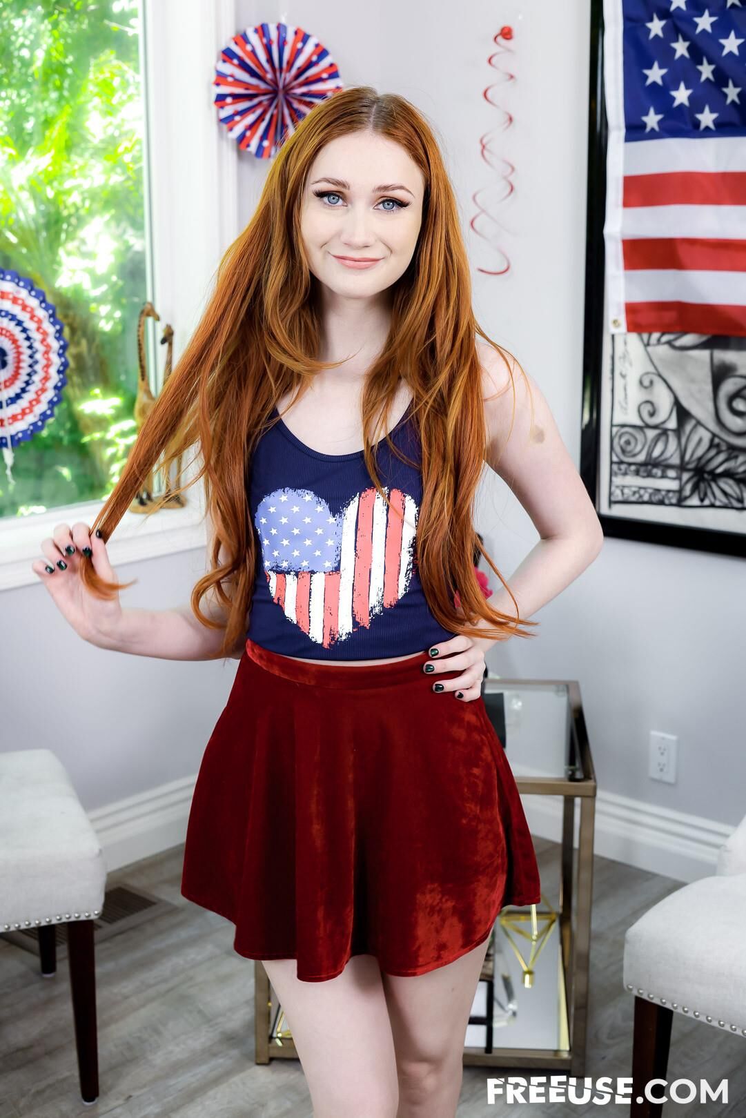 Sophia Locke yo, Scarlet Skies yo Red Hot th of July some