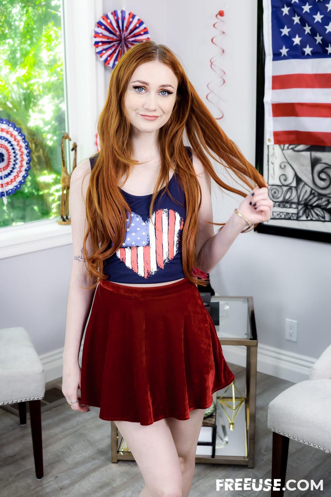 Sophia Locke yo, Scarlet Skies yo Red Hot th of July some
