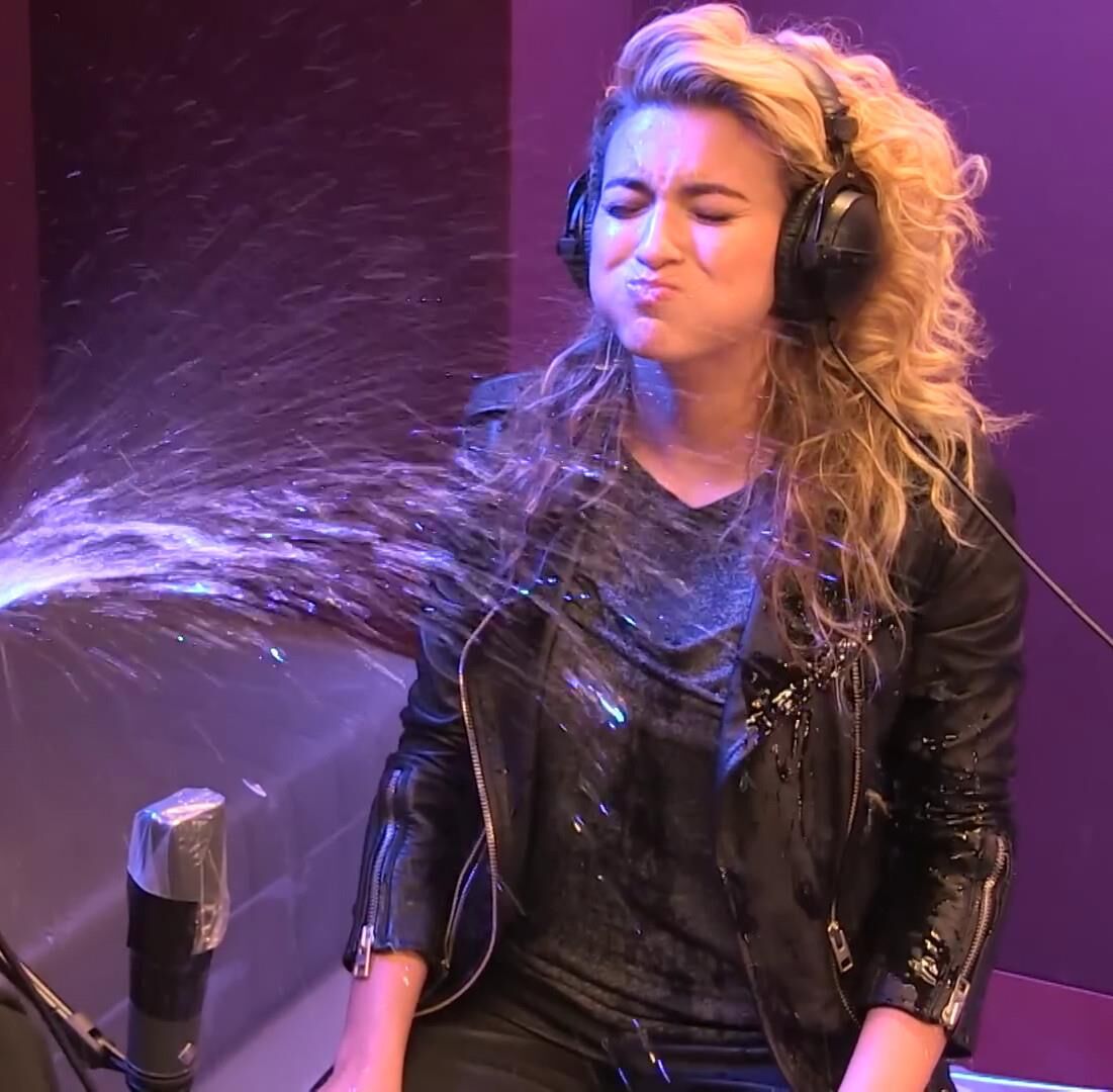 Tori Kelly In Leather & Wet!!!