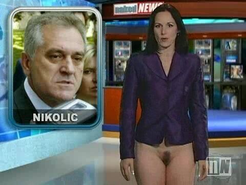 Bottomless Victoria Sinclair from naked news