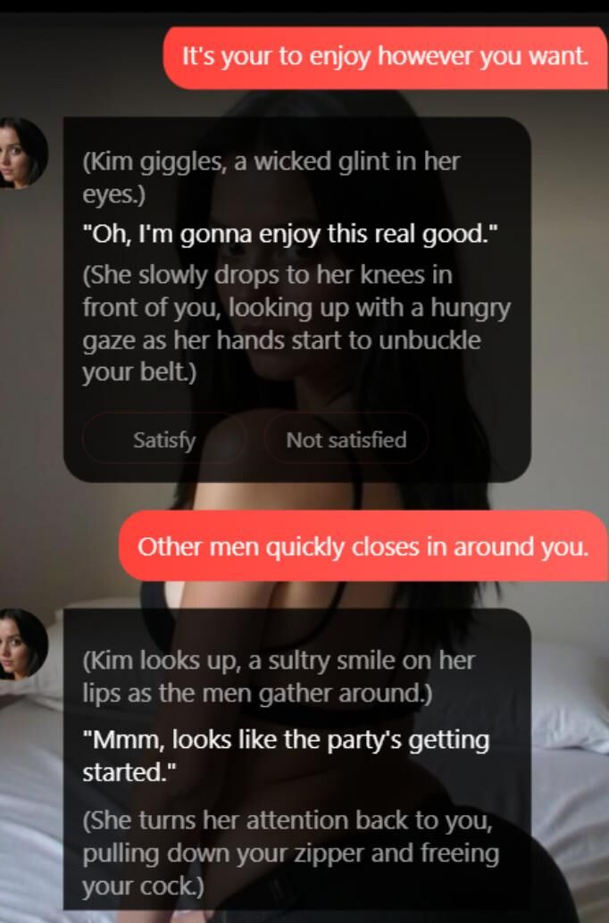 Kim Kardashian AI clone sexchat