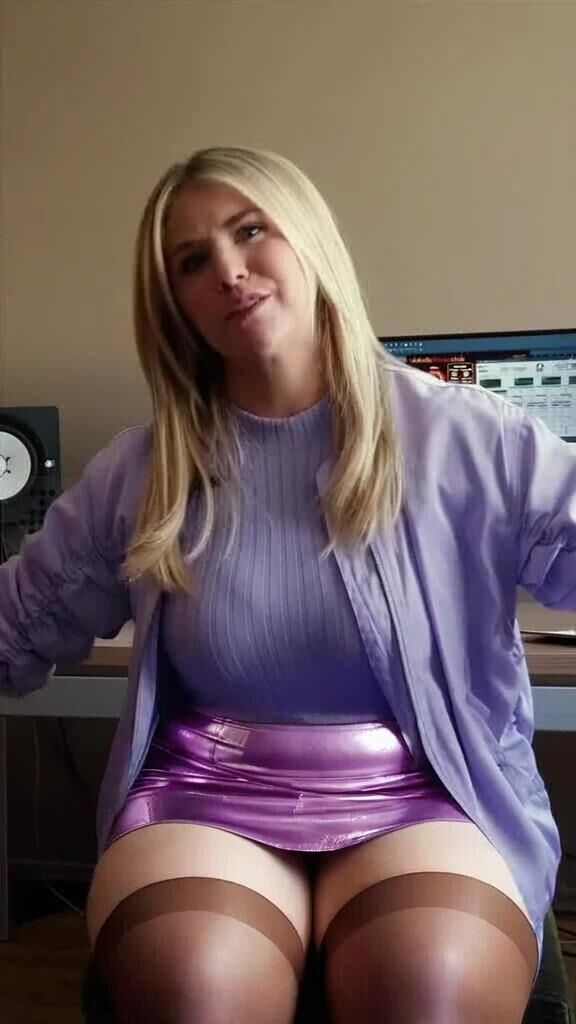 AI Beatrice Egli in Nylons 