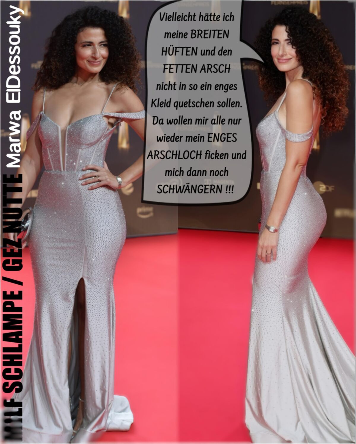 MILF Schlampe GEZ Nutte Marwa Eldessouky, fuer Zucht und Anal
