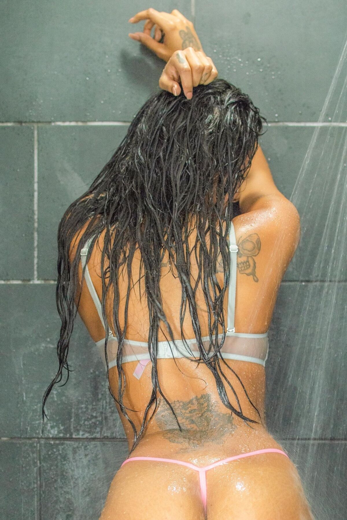 Trichophilia. Hair Fetish. Closeup Hair appreciation. 