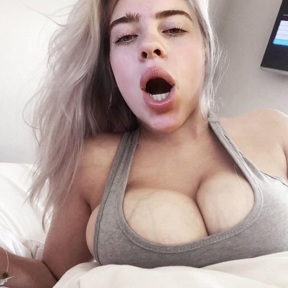 Titcow Billie Eilish and Her Huge Udders