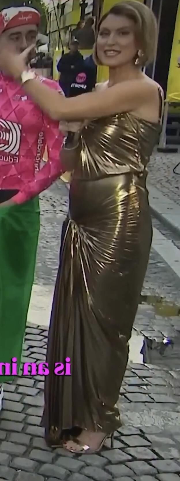 British Sports TV slut Orla Chennaoui looking so sexy and slutty