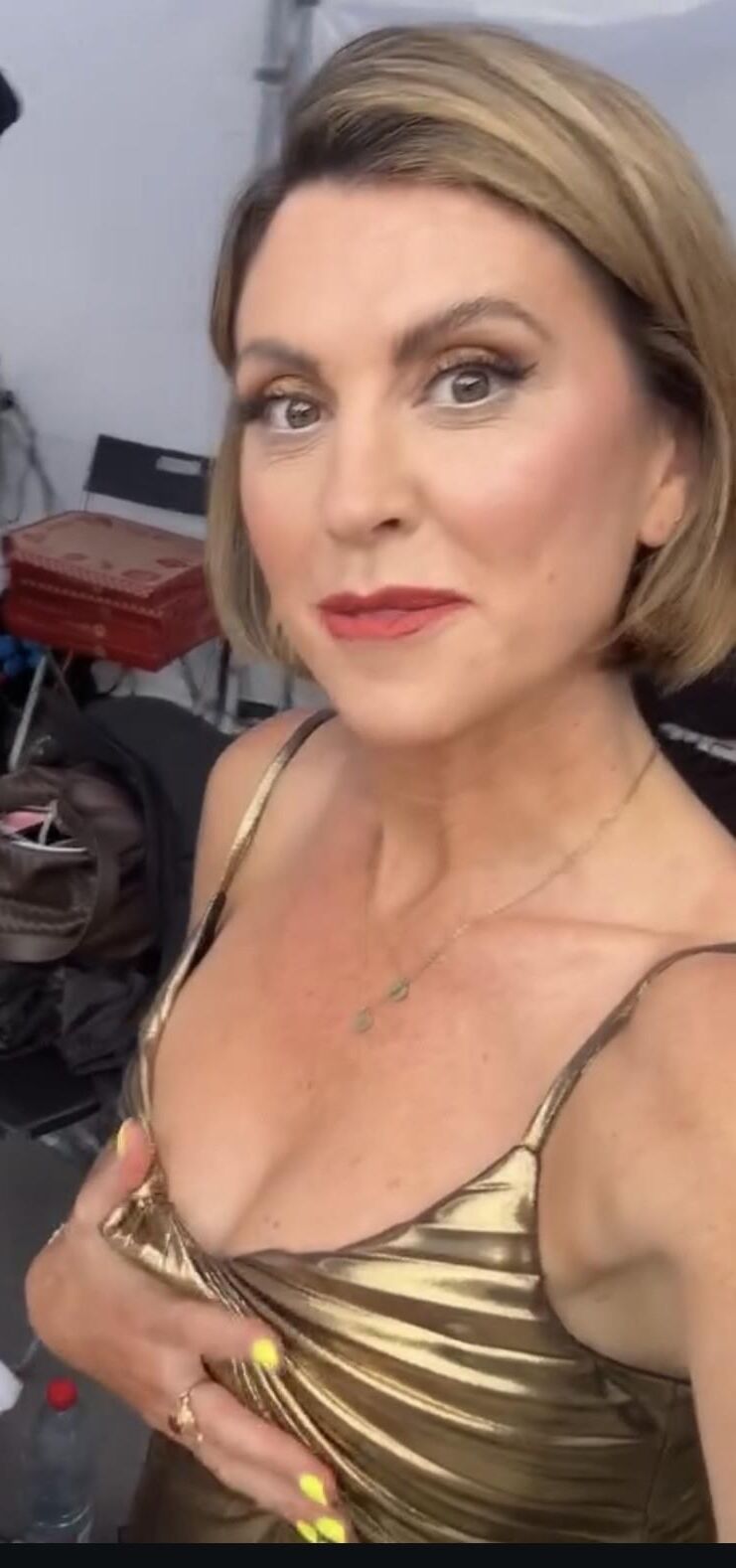 British Sports TV slut Orla Chennaoui looking so sexy and slutty